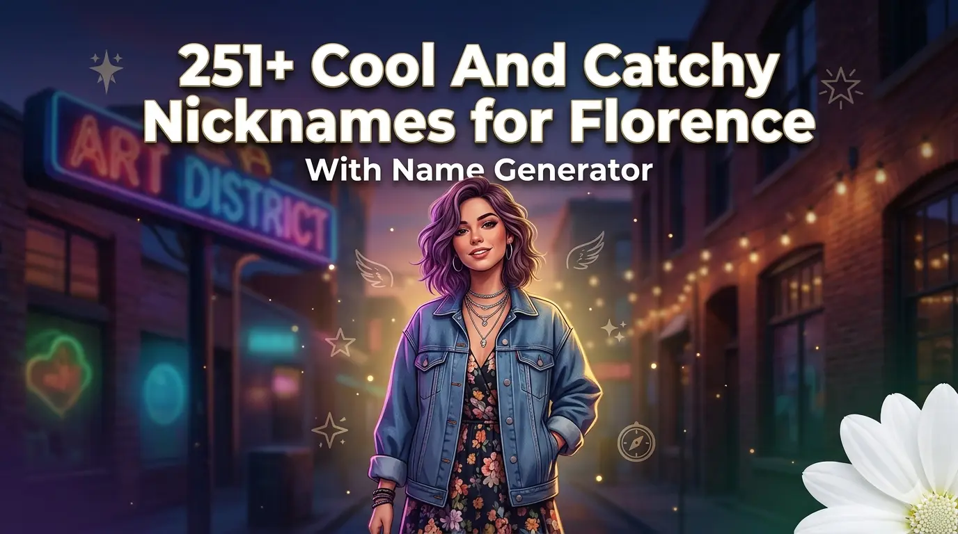 Cool And Catchy Nicknames for Florence With Name Generator