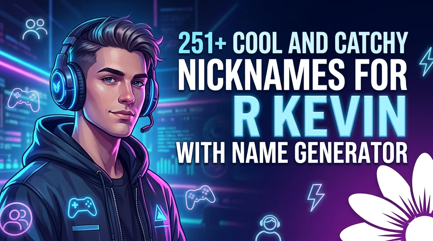 Cool And Catchy Nicknames for Kevin With Name Generator