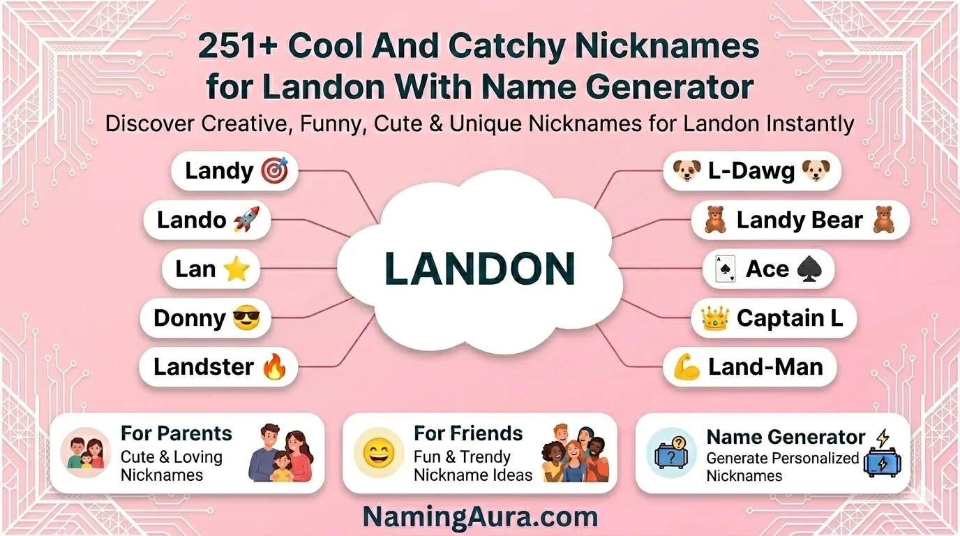 Cool And Catchy Nicknames for Landon With Name Generator