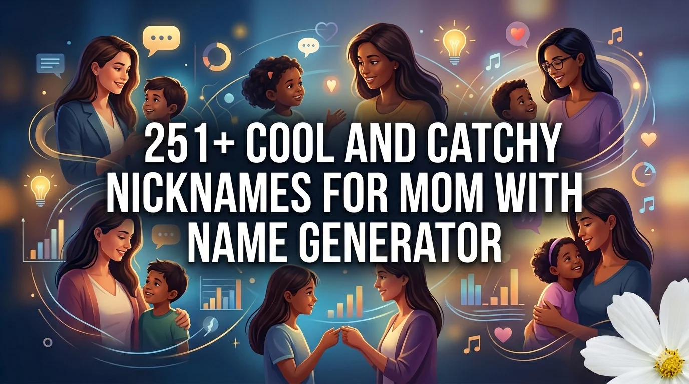 Cool And Catchy Nicknames for Mom With Name Generator