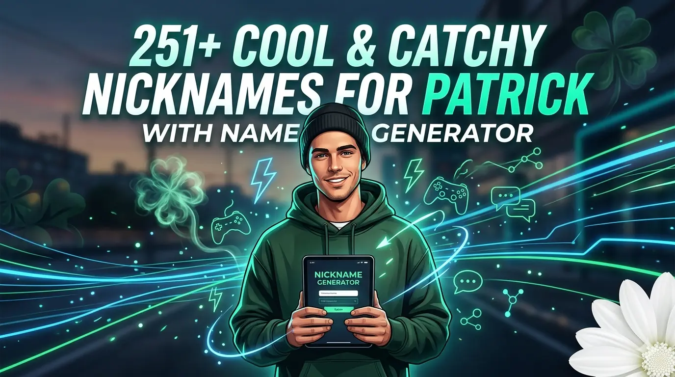Cool And Catchy Nicknames for Patrick With Name Generator