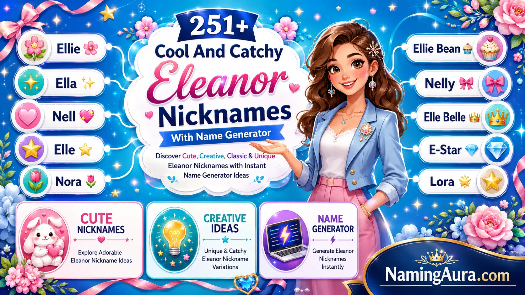 Cool And Catchy Eleanor Nicknames With Name Generator