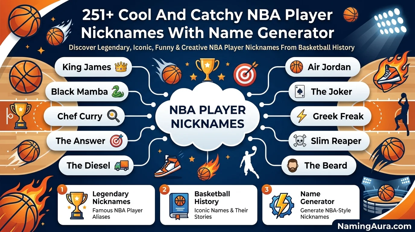 Cool And Catchy NBA Player Nicknames With Name Generator