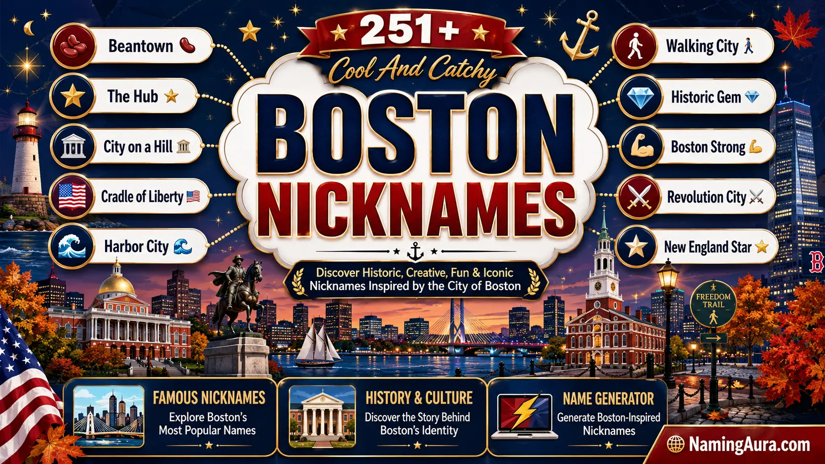 Cool And Catchy Nicknames for Boston With Name Generator