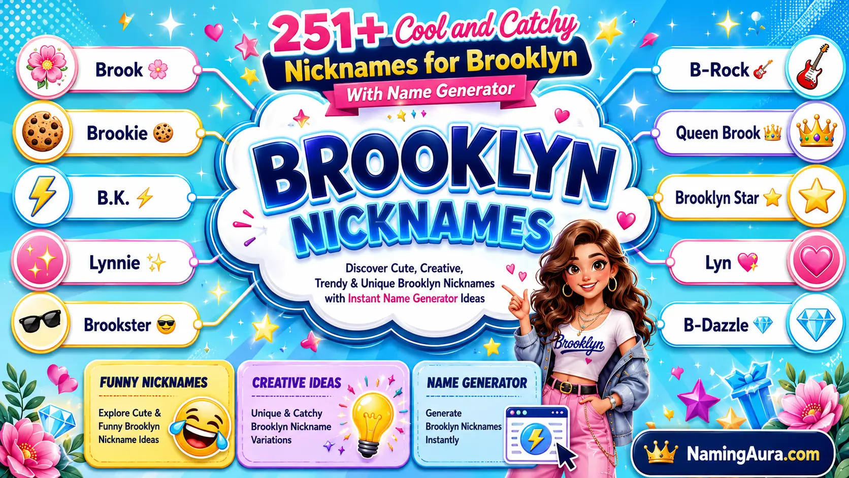 Cool and Catchy Nicknames for Brooklyn With Name Generator
