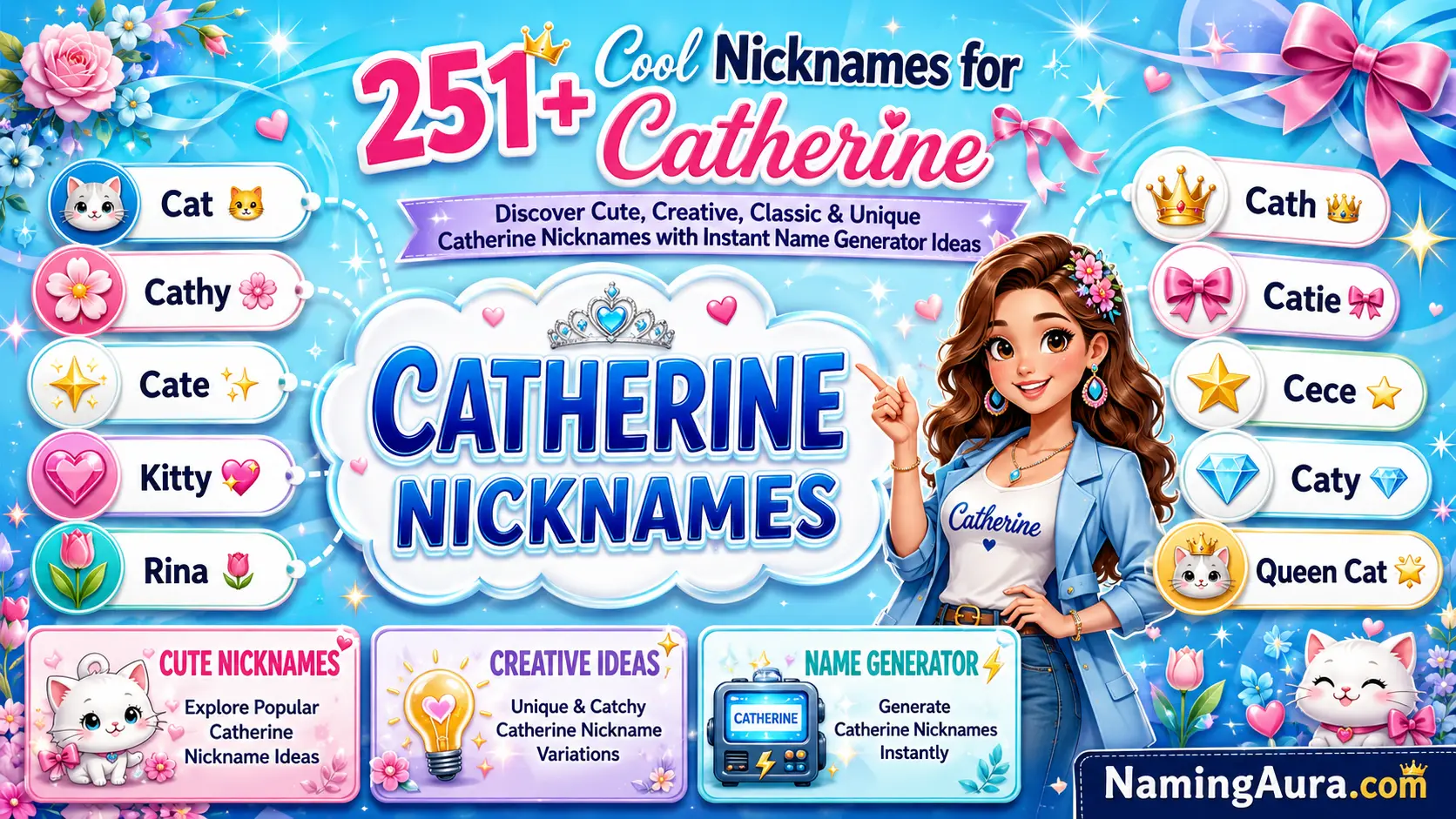 Cool Nicknames for Catherine With Name Generator