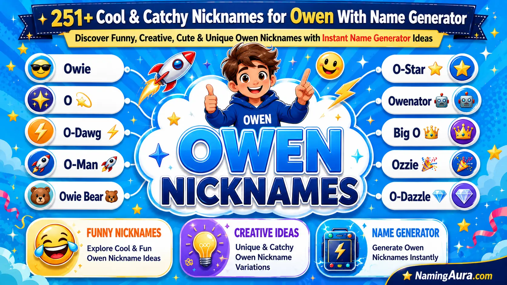 Cool & Catchy Nicknames for Owen With Name Generator