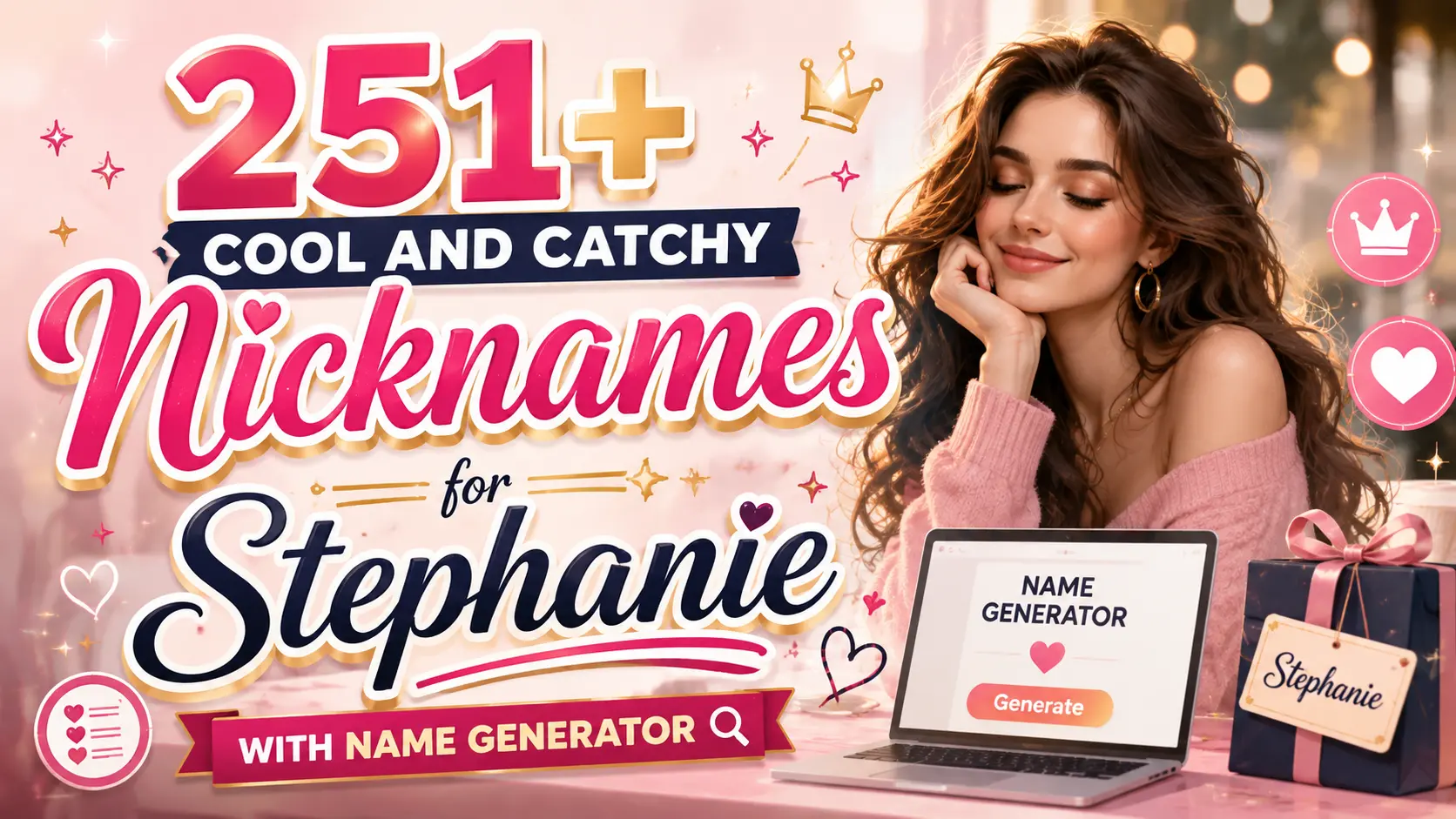 Cool And Catchy Nicknames for Stephanie With Name Generator