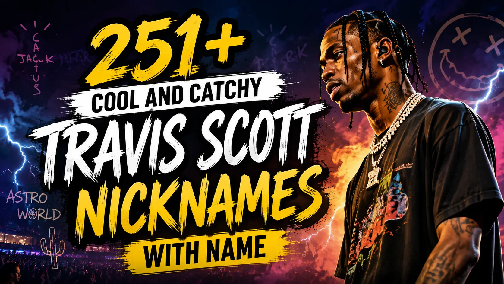 Cool And Catchy Travis Scott Nicknames With Name